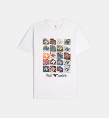 T-shirt droit logos colorés coton  New Balance