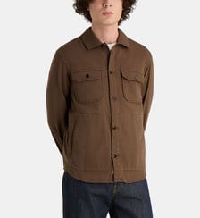 Surchemise saharienne en coton lin Woolrich