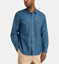 Chemise droite Maverick en denim de coton Officine Générale