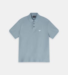 Polo en coton signature Emporio Armani