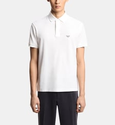 Polo en coton signature Emporio Armani