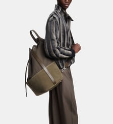 Blouson droit à rayures Emporio Armani