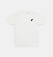 T-shirt droit en maille ajourée Comme des Garçons PLAY