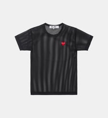 T-shirt droit maille ajourée Comme des Garçons PLAY