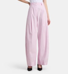 Pantalon barrel Billie en popeline de coton TheLatest