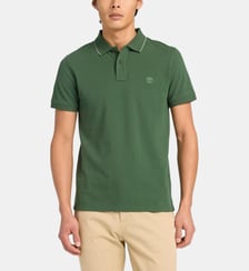 Polo slim en piqué de coton Timberland