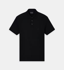 Polo en coton signature Emporio Armani