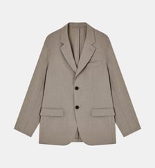 Blazer ample fermeture boutonnée Emporio Armani