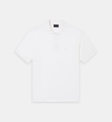 Polo droit uni signature Emporio Armani