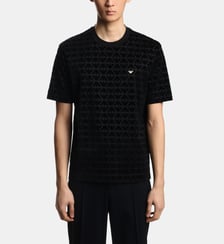 T-shirt ajusté à motif  Emporio Armani