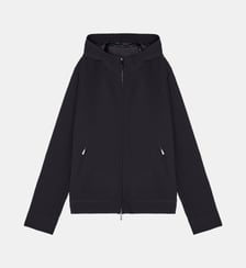 Blouson droit à capuche Emporio Armani