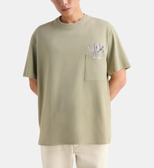 T-shirt droit poche coton Wooyoungmi