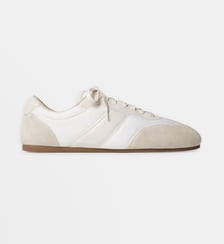 Baskets basses Soft Runners en cuir suède Lemaire