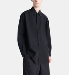 Chemise droite deux poches en coton Lemaire