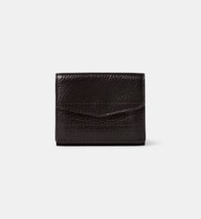 Porte-monnaie en cuir signature Lemaire