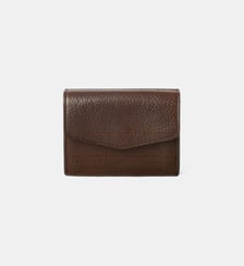 Porte-monnaie en cuir signature Lemaire