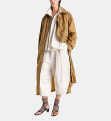 Imperméable long fermeture boutonnée Lemaire