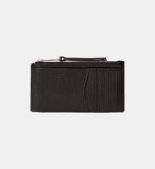 Porte-carte en cuir signature Lemaire
