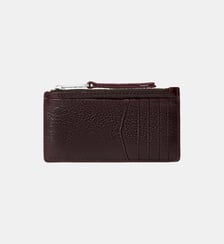 Porte-carte en cuir signature Lemaire