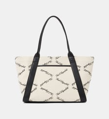 Sac cabas coton mélangé signature Karl Lagerfeld