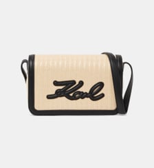 Sac pochette signature Karl Lagerfeld