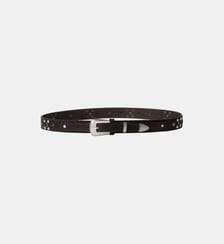 Ceinture Wastern Studs 30 en cuir Lemaire