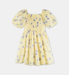 Robe évasée fleurie en coton Abercrombie Kids