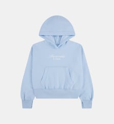 Hoodie droit coton mélangé signature Abercrombie Kids