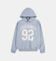 Hoodie droit coton mélangé signature Abercrombie Kids