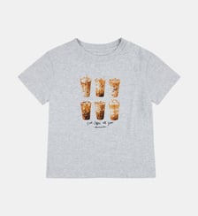 T-shirt imprimé en coton Abercrombie Kids