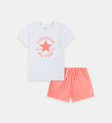 Ensemble short et t-shirt en coton mélangé signature Converse