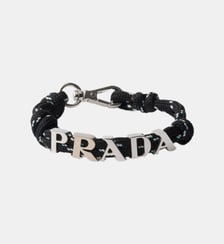 Bracelet en corde signature Prada