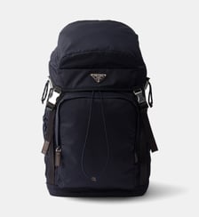 Sac à dos Speedrock signature en Re-Nylon et cuir Prada