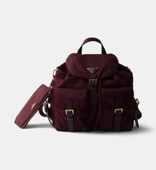 Sac à dos moyen signature détails en cuir  Prada