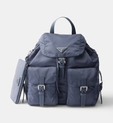 Sac à dos moyen signature détails en cuir  Prada