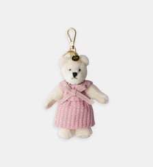 Charm de porte-clés ours en peluche Prada