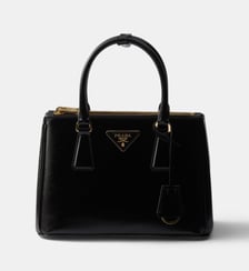 Petit sac Galleria en cuir Saffiano verni Prada