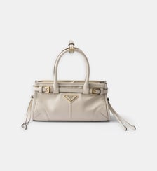 Mini Sac à main Bonnie en cuir signature Prada