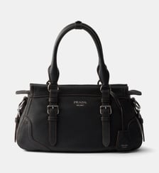 Grand cabas en cuir signature Prada