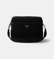 Sac porté épaule en Re-Nylon et cuir Saffiano signature Prada