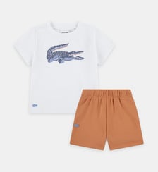 Ensemble Croc en coton imprimé Lacoste