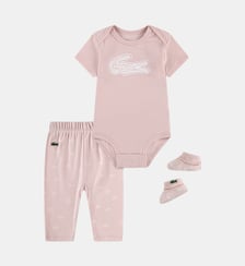 Ensemble 3 pièces body pantalon et chaussons Lacoste
