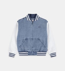 Blouson teddy en coton denim signature Levi's Kids
