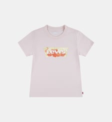 T-shirt en coton mélangé imprimé signature Levi's Kids