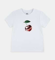 T-shirt Disco Cherry en coton mélangé imprimé signature Levi's Kids