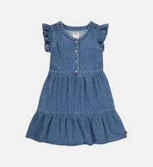 Robe à manches flottantes en coton Levi's Kids