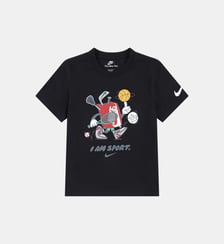 T-shirt I Am Sport droit en coton mélangé imprimé signature Nike