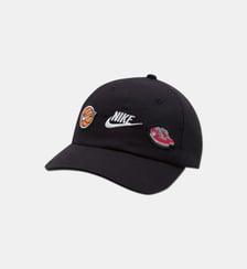 Casquette en coton swoosh et patchs Nike