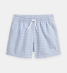 Short de bain Traveler motif à carreaux signature Polo Ralph Lauren