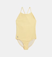 Maillot une pièce jacquard torsadé Polo Ralph Lauren